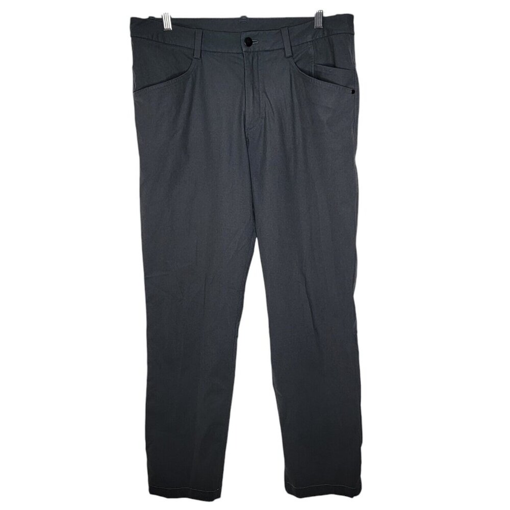 Lululemon ABC Pants 32 x 30 Dark Gray Straight Leg Casual 6 Pocket Performance‎
